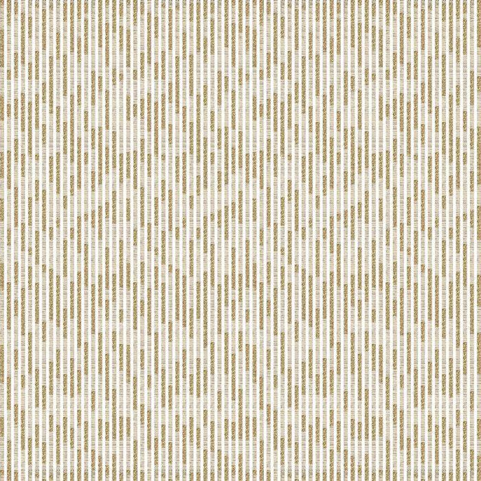Lot de 3 serviettes de table imprimées 40X40 cm GOLD blanc, par Soleil d'Ocre