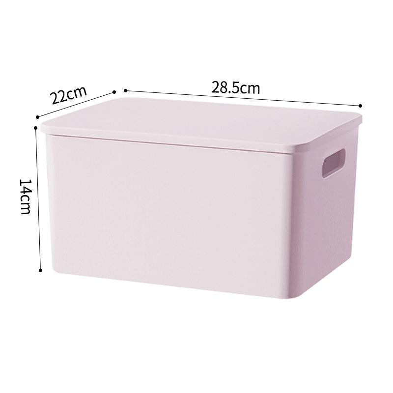 Plastic Storage Box with Lid - Ideal for Clothes, Snacks, and Sundries