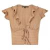Biba Womens/Ladies Striped Ruffles Waistcoat