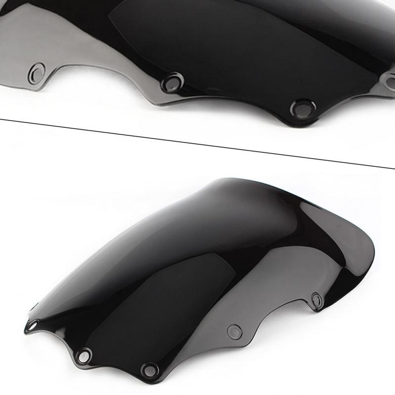 Windshield For Kawasaki EX500 EX 500 Ninja 500R 1987-2009 Double Bubble WindScreen Motorcycle Accessories Fairing Deflector