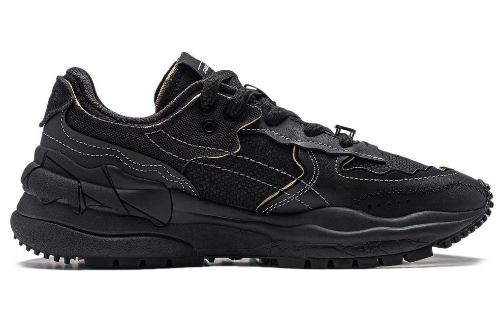 Li Ning CF Origin 2 Slip Resistant Abrasion Resistant Casual Shoes Women's Black AGCT324-1