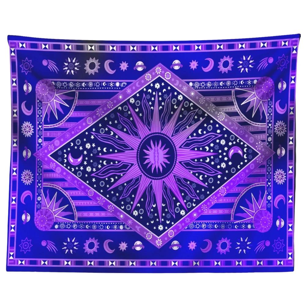Indian Tarot Divination Mandala Tapestry Hippie Tapestry Bedroom Living Room Backdrop Decor Bohemian Home Decor Aesthetic Tapiz