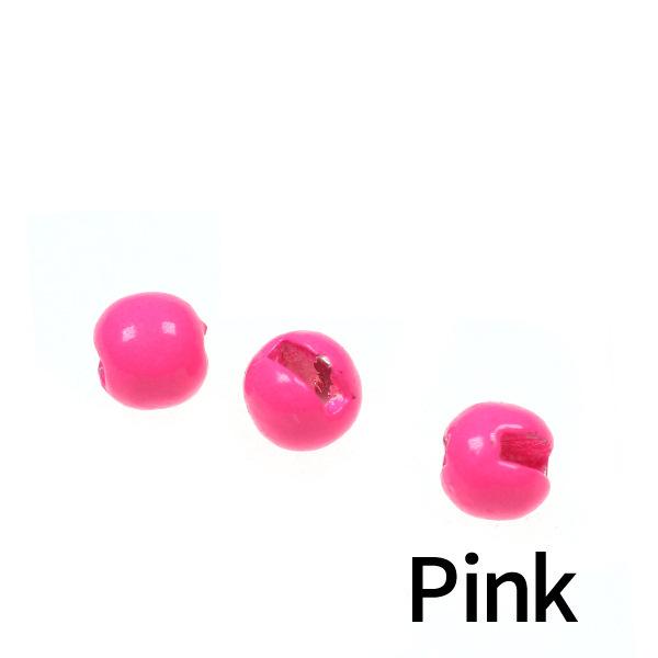 Kolorowe koraliki wolframowe do dociążania i wiązania much na ochotkę