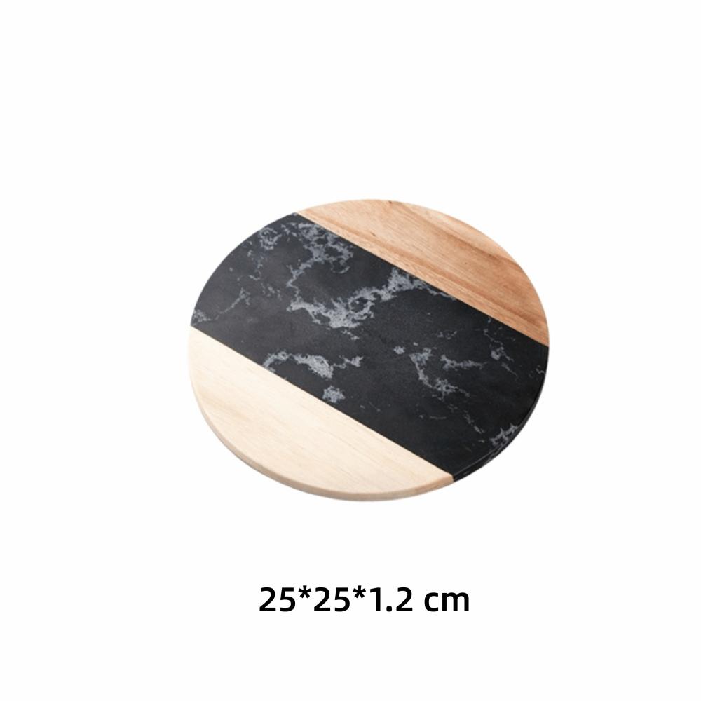 Heat-resistant Marble Wood Cutting Boards Mold-resistant Fruit Plate Preparing The Ingredients