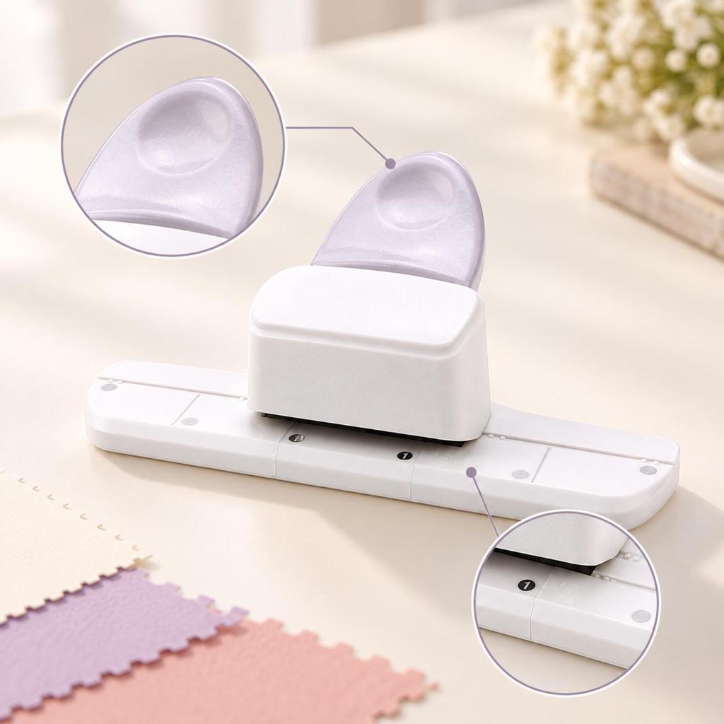 Desktop Paper Border Punch Easy to Use Postage-Stamp Versatile for