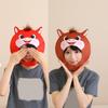 Smiling Horse Headcover Hat Year Of Horse Design Breathable Polyester Unisex Headgear For Family Festival Outfit