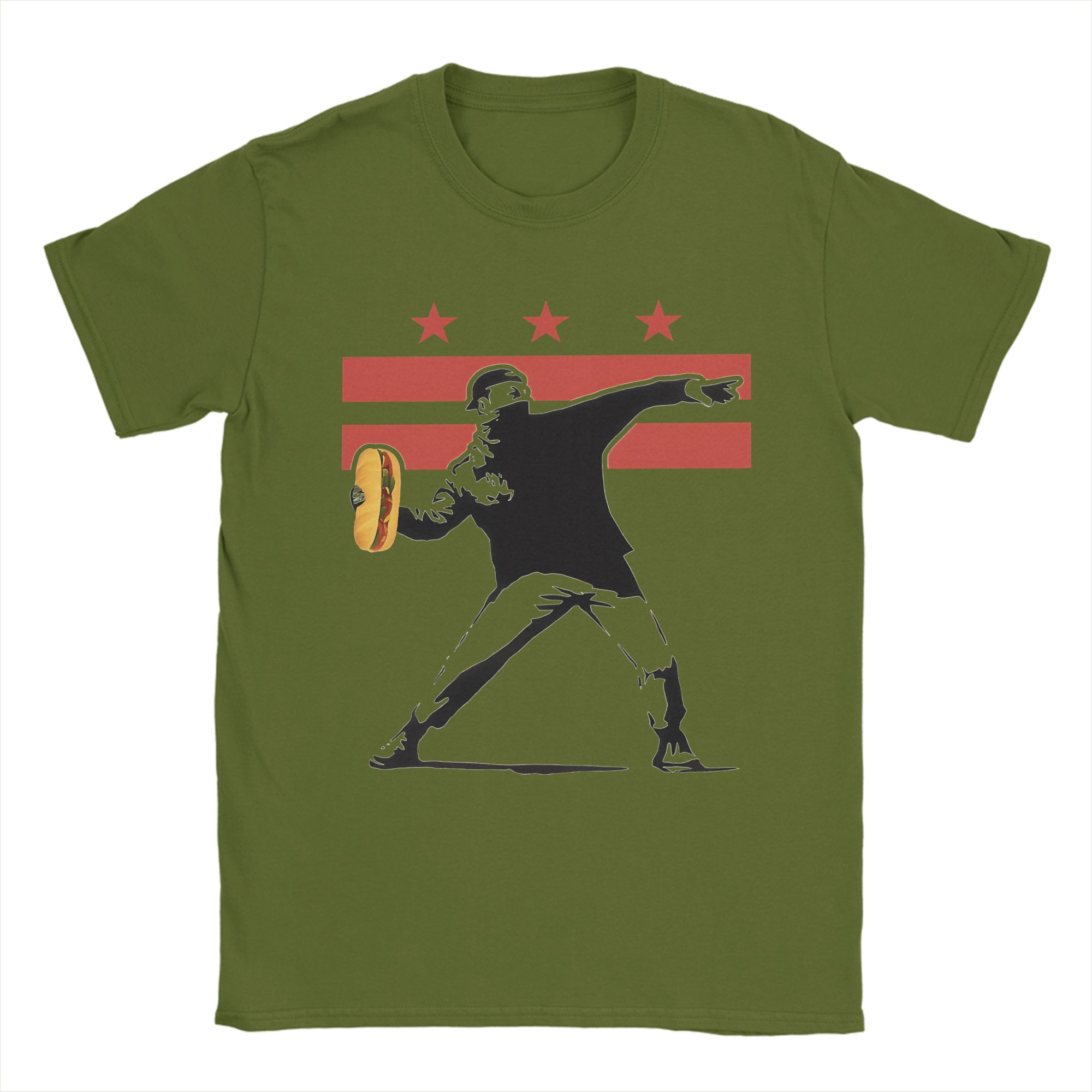 

Dc Sandwich Guy 100% Cotton T-Shirt For Men Summer Vintage T Shirts Comfortable Hip Hop Tees Oversized Print Tops 3XL