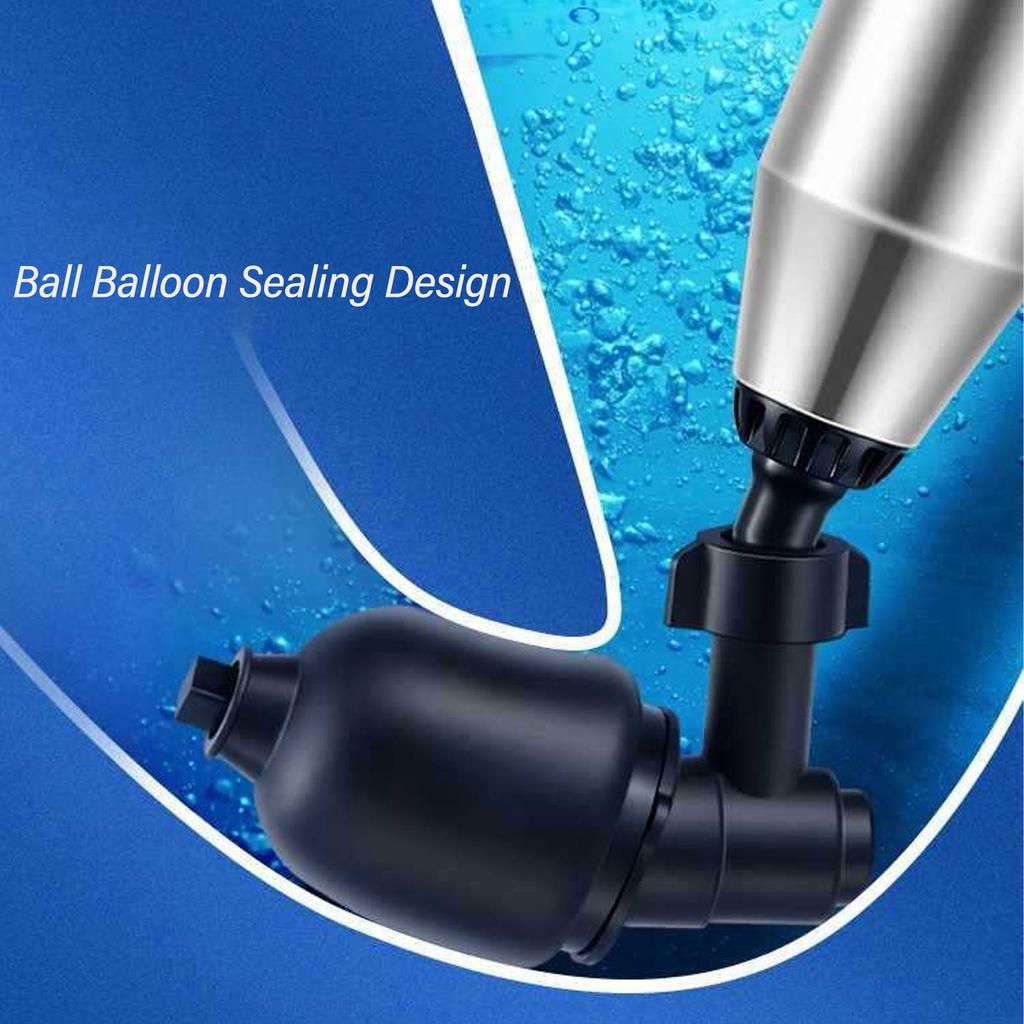 Toilet Plunger Dredger 2000mAh Lithium Battery High Pressure Heavy Duty Electric Pipe Unclogger