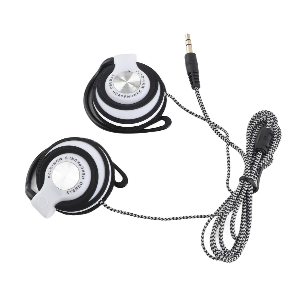 3.5mm Wired Gaming Headset On Ear Sports Headphones Ear Hook Music Earphones for Smartphones Tablet Laptop Desktop PC