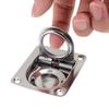 1Pcs Marine Hardware Spring Loaded Pull Handle Yachts Flush Lifting Ring Stainless Steel Boat Recessed Hatch Boat Accessories