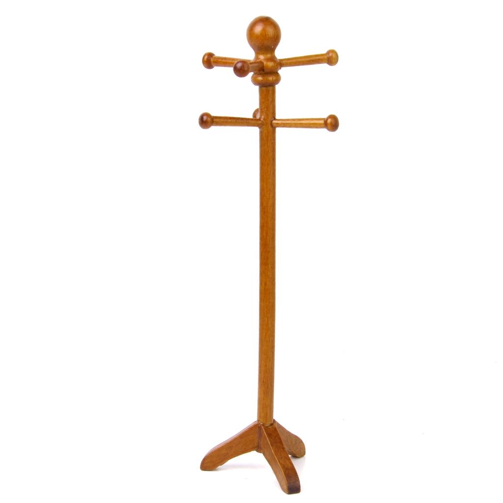 1/12 Classical Dollhouse Miniature Furniture House Decoration Clothes Tree Approx.13.5cm