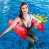 Summer Foldable PVC Inflatable Floating Row Swimming Pool Water Hammock Air Cushion Bed Water Sports Water Bed Can Lie or Sit