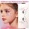 Star Heart Glitter Butterfly Face Tattoo Waterproof Face Temporary Tattoo Women Kids Children