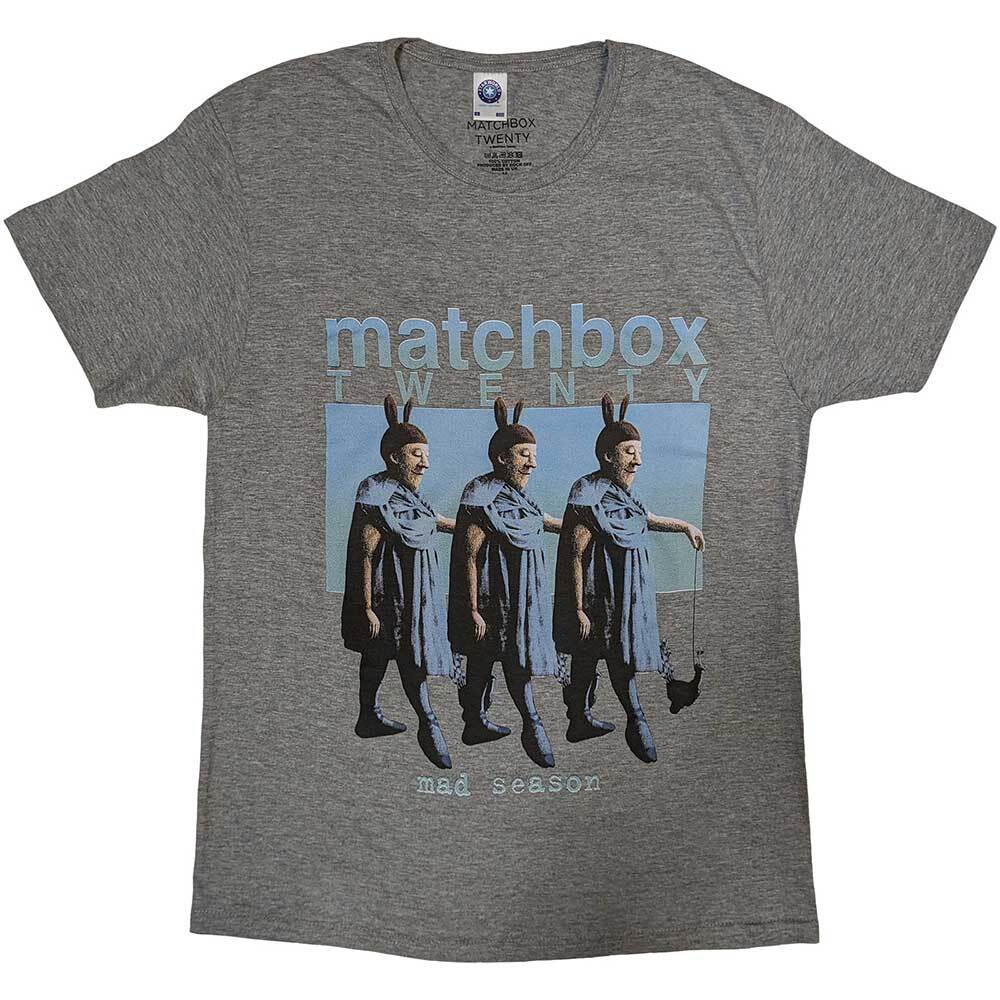 Matchbox Twenty Mad Season T-Shirt Grey New Unisex T-Shirt XXL