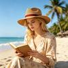 Fashion Jazz Hat Panama Straw Sun Protection Beach Vacation Outdoor