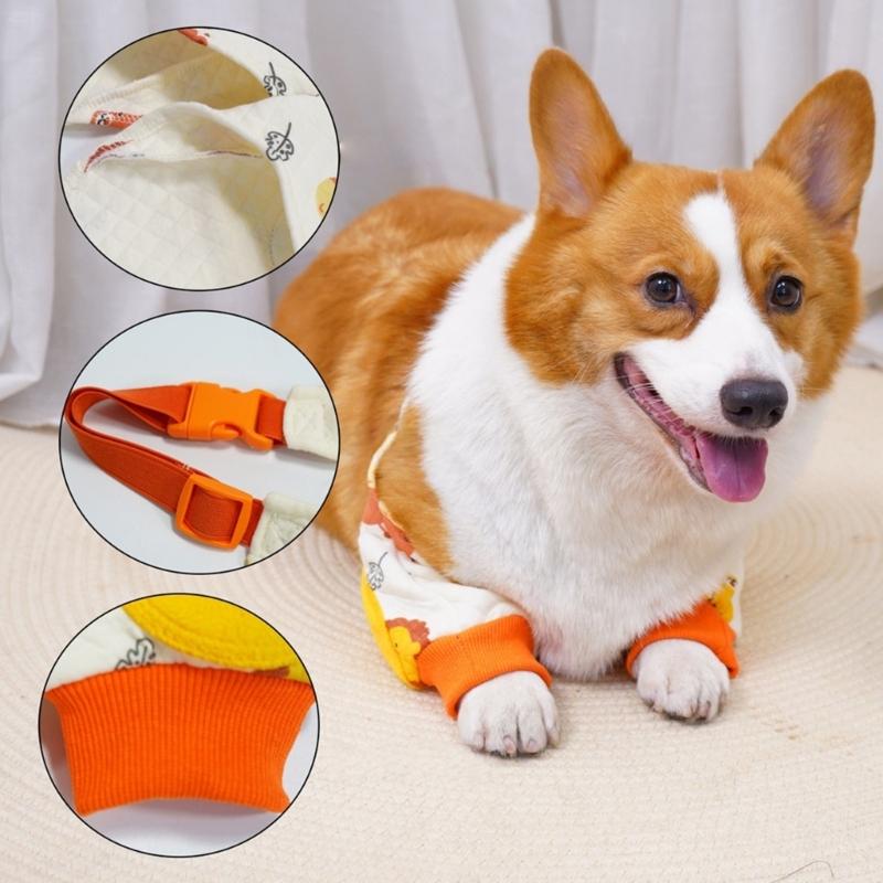 Dog Elbow Cover Outdoor Sleeve Legging Strolling Wear Soft Dustproof Leggings For Small Medium Pet