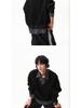 Autumn Faux Two-Piece Hoodie - Unisex Korean Style Loose Pullover with Shirt Collar