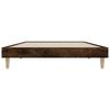 Vidaxl Bed Without Mattress, Smoked Oak, 90X190 Cm