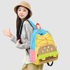 Schultasche neuer Dopamin-Wind Mittelschüler Schultasche Kontrastfarbe Trend Rucksack Jungen und Mädchen Outdoor Reise Rucksacktasche