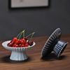 Zen Ceramic High-Foot Snack Plate