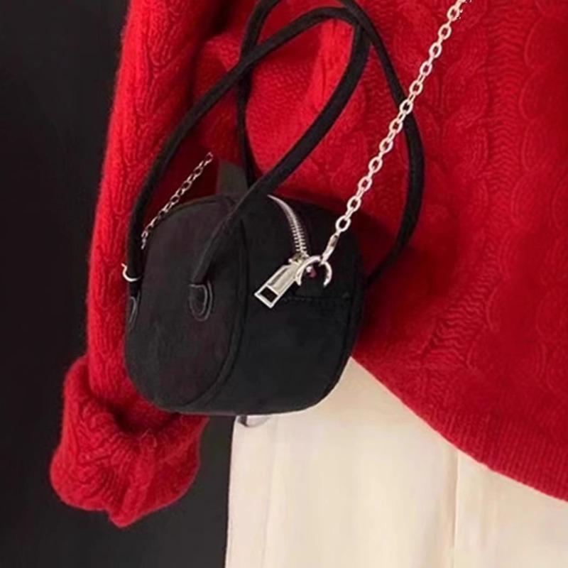 Weihnachtsleben Neujahr Rot Hochwertiger Zopfstrickpullover Damen Herbst und Winter Locker Weich Wachsig Faul Gestrickter Pullover Top