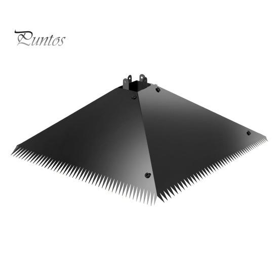 

Защитный экран от белок, крепление на столбе, металлический ограничитель от белок, наружный квадратный экран от белок для защиты подвесных кормушек и домиков чёрный