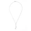 Collana - Liam - Argento Sterling 925 rodiato - Lunghezza 42 cm - Ossido di zirconio - Donna