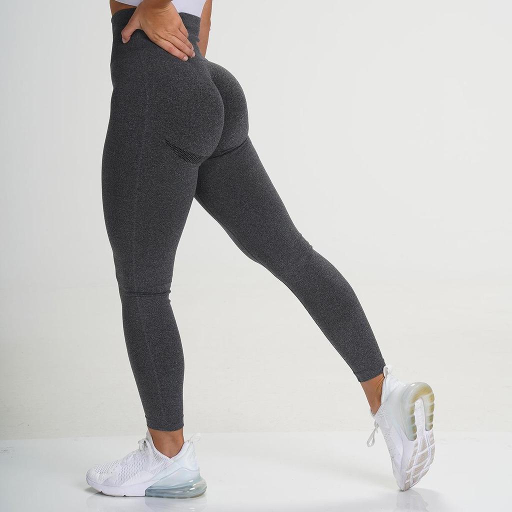 Fashion Casual Comfort Versatile Summer Seamless Knitted Crescent Buttocks Moisture Wicking Sexy Yoga Pants