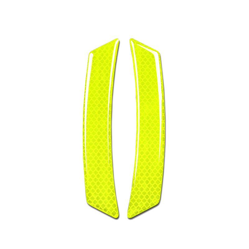 

2PCS Car Door Anti-Collision Strip Body Stickers Reflective Warning Stickers Decorative Scratch-Resistant Modified Universal