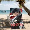 Customizable personalized beach towels Attack on Titan themed designs.Suitable for the beach, yoga, sports;ideal as beach accessories