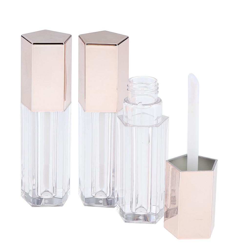 6pcs 5ml Plastic Refillable Cosmetic Tubes Bottle For DIY Balm Oil