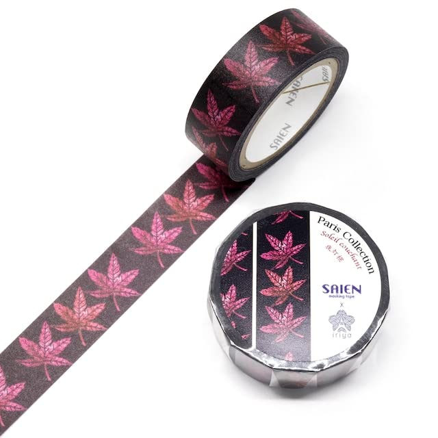 Kamiiso SAIEN Masking Night Lantern 15mm x Tape, Maple, 7m, TR-4026