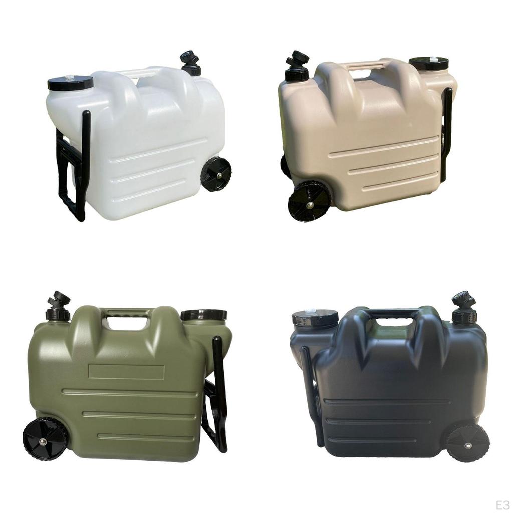 Camping Water Bottle Drink Dispenser Multi Purpose with Handle Travel Kettle Bucket Canister