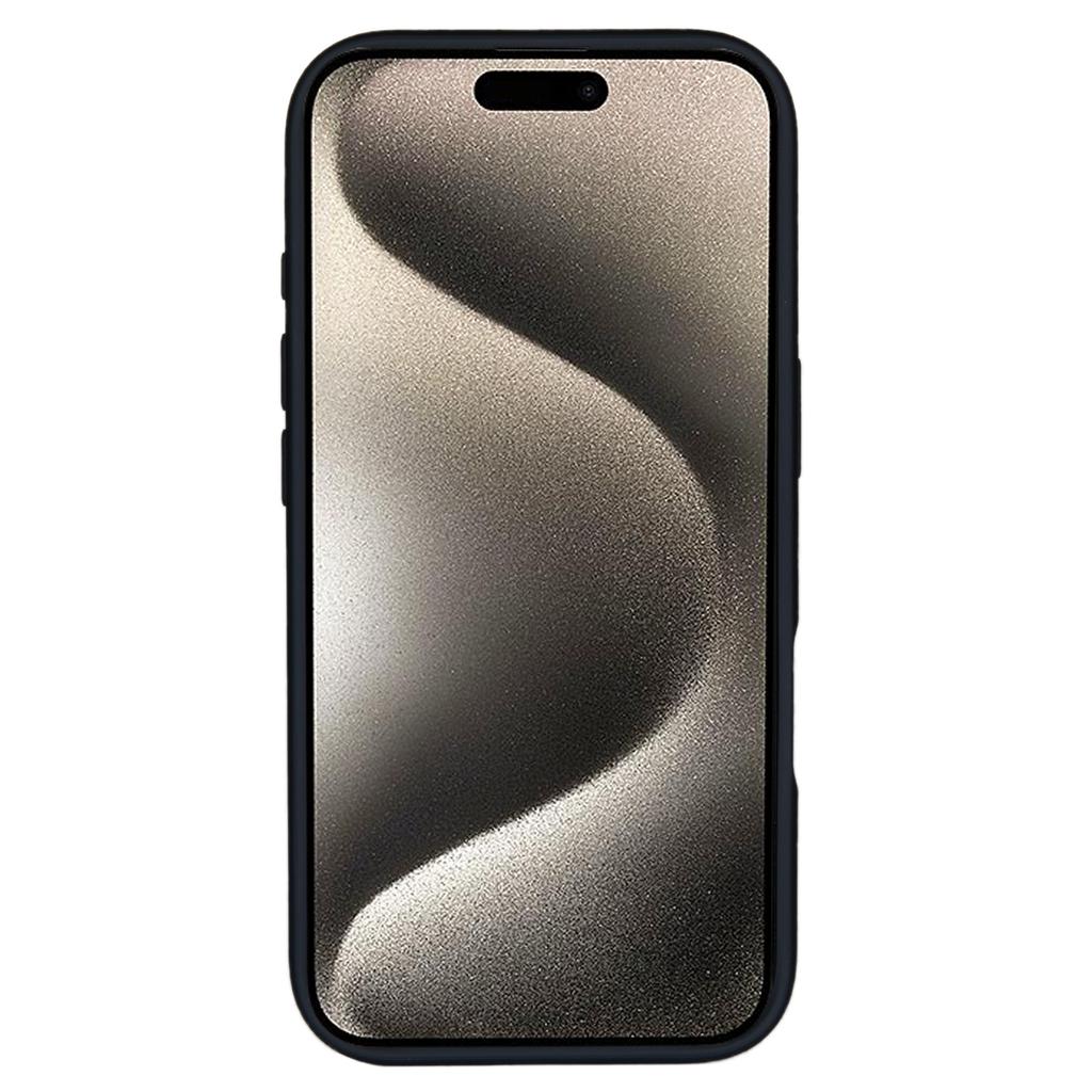 For iPhone 16 Pro Case Carbon Fiber Texture TPU+PC Phone Cover with Rotatable Magnetic Kickstand