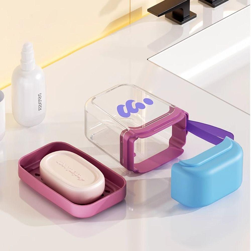 With Locking Buckle Sealed Soap Rack Waterproof Soap Holder Portable Soap Storage Box  Travel