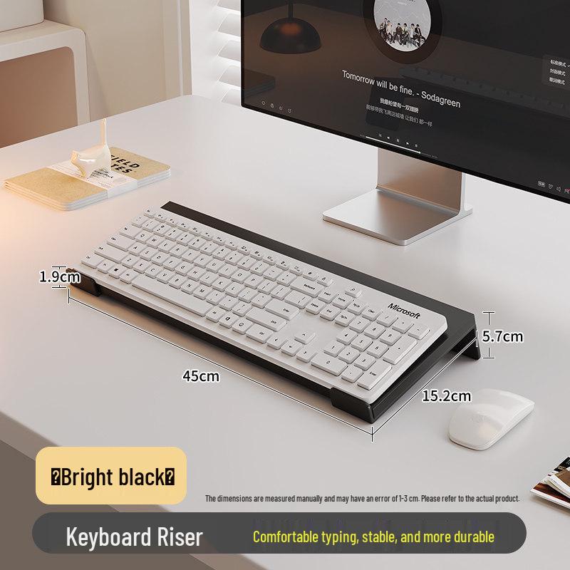 Rutschfester kippbarer Tastaturständer für Desktop, Laptop, Maus, Büroaufbewahrung