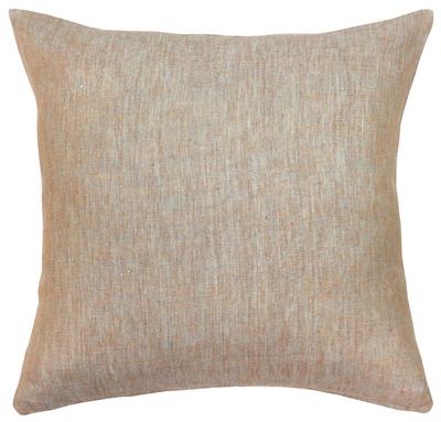 Lithuanian Linen Cushion French Brown Cover, 60x60cm, Melange,