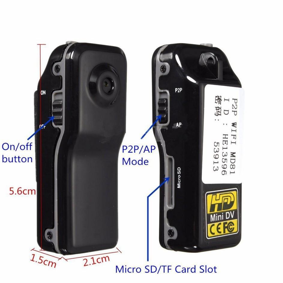 Wireless Ip Dvr Spy Camera With 1080p Hd Video For Offroad Adventures And Cycling