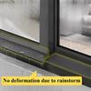 Rainproof Water Backflow Sealing Strip Waterproof Baffle Sill Edge Water Guide Plate Aluminum Sliding Window Water Blocking Bar