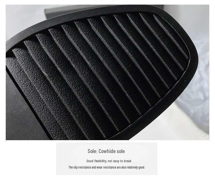 2025 Women's Genuine Leather Knee-High Chunky Heel Rider Boots