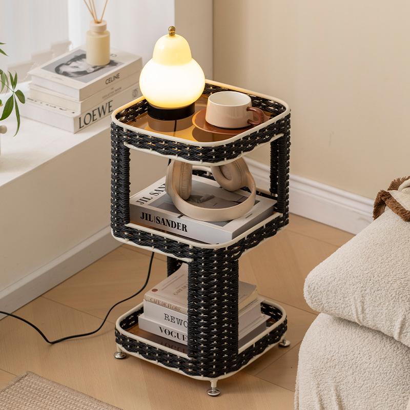 Weaving Coffee Tables Living Room Coffee Table Creative Cat's Nest Nightstand Modern Multifunctional Home Decoration Accessories