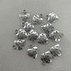 60pz Ciondolo Cuore Fatto con Amore 12x10mm Ciondoli Colore Argento Antico Tibetano Creazione di Gioielli Fai da Te Artigianato Fatto a Mano