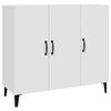 812501 vidaXL Buffet Blanc 90x34x80 cm Bois d'ingénierie