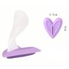 Eddya Women Heart Triangle Shape Pubic Hair Razor Bikini Trimmer Intimate Shaver Tool