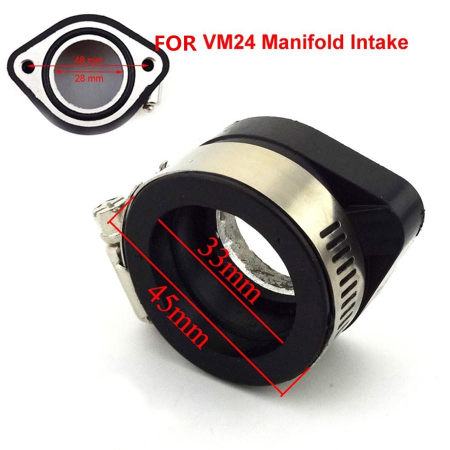28mm Motorcycle Carburetor ATV Carb Intake Adapter