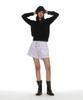 PARTIMENTO WOMEN Colorblock Double Layered Knit Sweater_Black