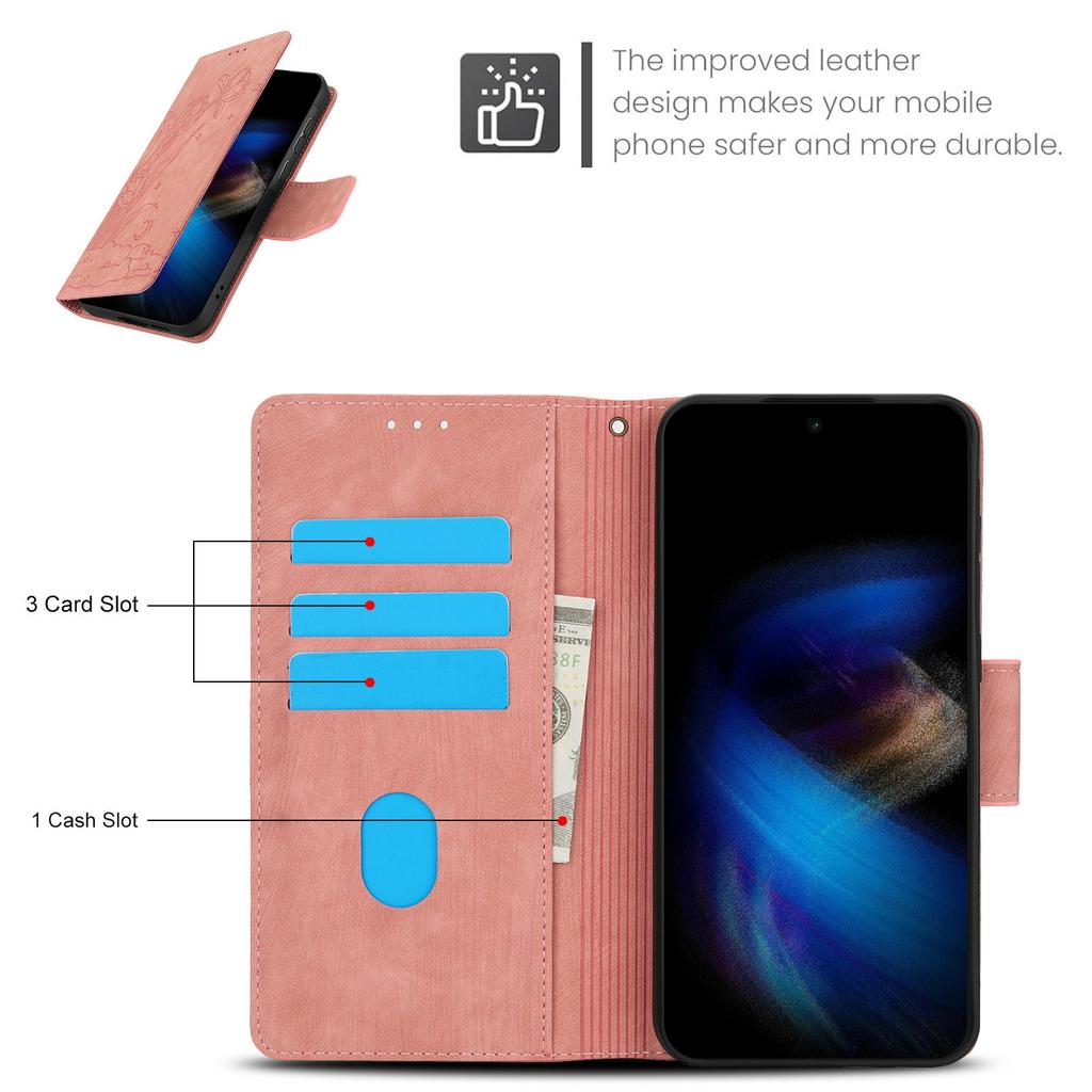 For Xiaomi Poco M8 Pro 5G/Redmi Note 15 Pro+ 5G (Global) Case Flower Butterfly Wallet Leather Phone Cover with Hand Strap