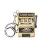 Mini Slot Machine Toy Keychain: Spinning Prize & Fruit Machine Accessories, Charms for Bags & Gifts