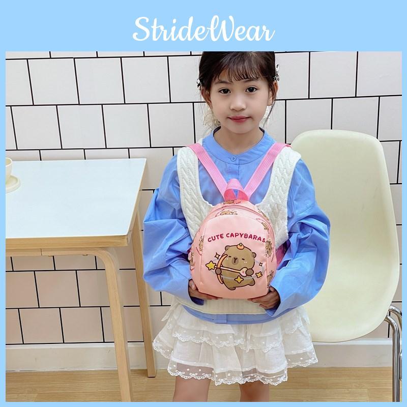 Letter Capybara Pattern Kids Cartoon Pack With Breathable Nylon For Use Daily