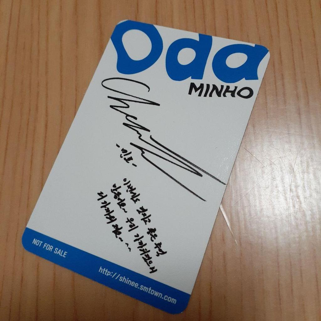 [USED] SHINee OddB.ver. Minho Trading Card Included with Bonus